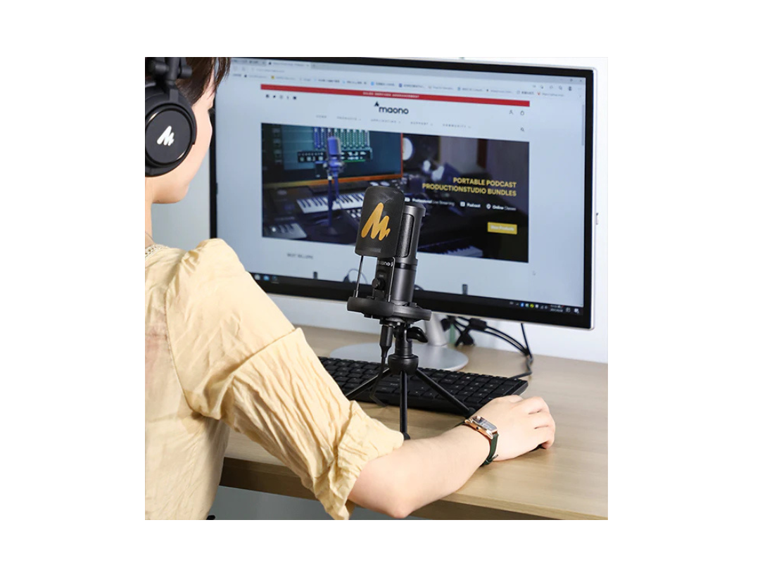 ميكروفون ألعاب USB MAONO PM461TR، ميكروفون مكثف للكمبيوتر الشخصي مع مكسب للتسجيل والتدوين الصوتي والبث المباشر ويوتيوب وتويتش وسكايب، متوافق مع PS5 PS4 Mac Laptop Desktop (PM461TR) ميكروفون ألعاب USB MAONO PM461TR، ميكروفون مكثف للكمبيوتر الشخصي مع مكسب للتسجيل والتدوين الصوتي والبث المباشر ويوتيوب وتويتش وسكايب، متوافق مع PS5 PS4 Mac Laptop Desktop (PM461TR)